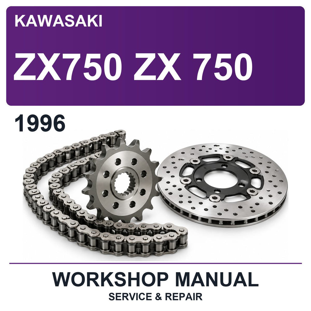 1996 Kawasaki ZX750 ZX 750 Workshop Service & Repair Manual