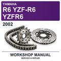 2002 Yamaha R6 YZF-R6 YZFR6 Workshop Service & Repair Manual