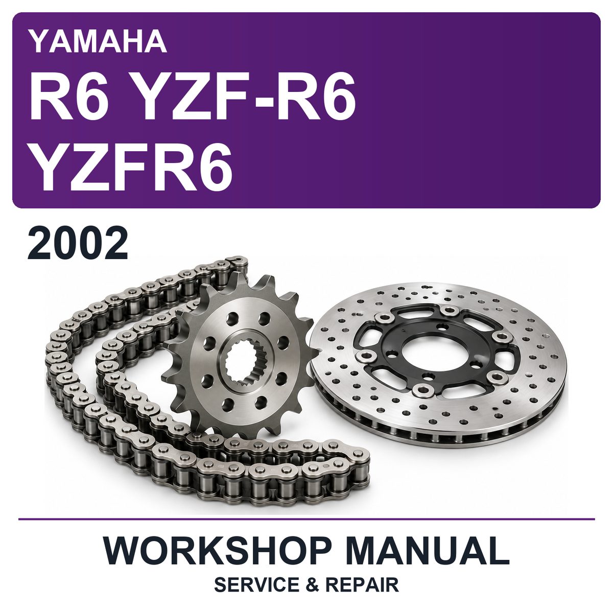 2002 Yamaha R6 YZF-R6 YZFR6 Workshop Service & Repair Manual