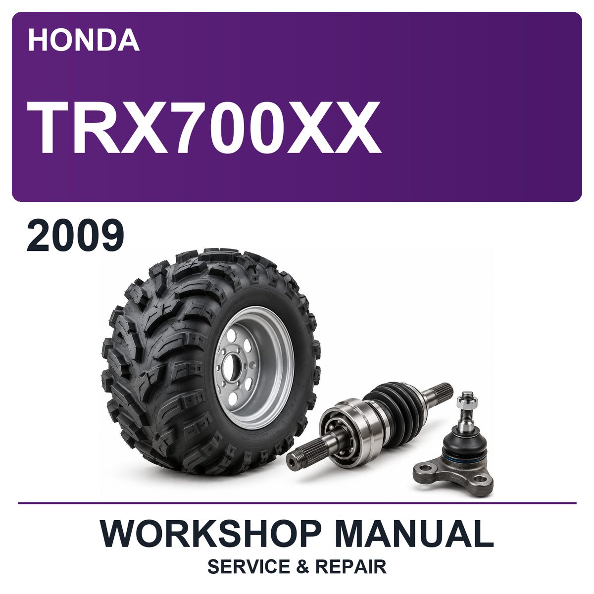 2009 Honda TRX700XX Workshop Service & Repair Manual