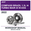 2022 Jeep Compass Brazil 1.3L I4 Turbo Mair Di W-ESS Workshop Service & Repair Manual