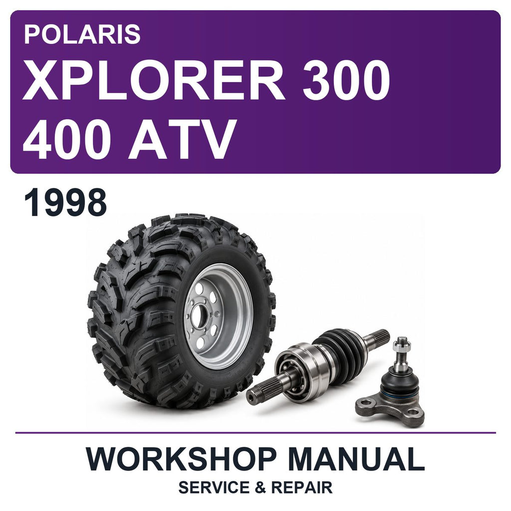 1998 Polaris Xplorer 300 400 ATV Workshop Service & Repair Manual