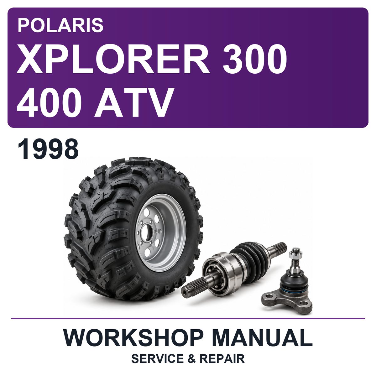 1998 Polaris Xplorer 300 400 ATV Workshop Service & Repair Manual