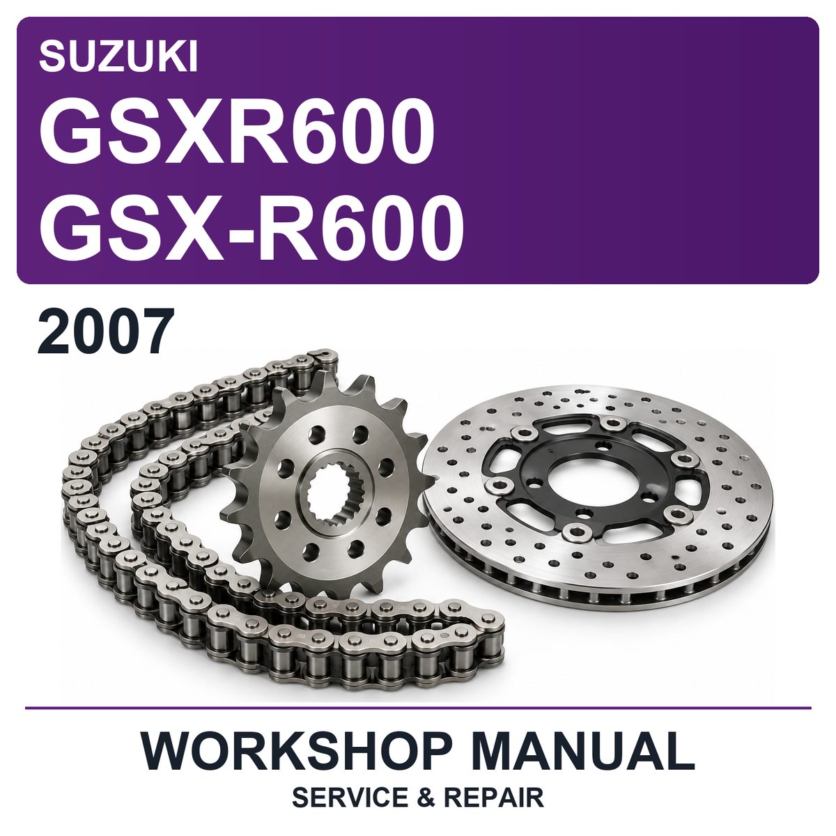 2007 Suzuki GSXR600 GSX-R600 Workshop Service & Repair Manual