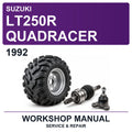 1992 Suzuki LT250R Quadracer Workshop Service & Repair Manual