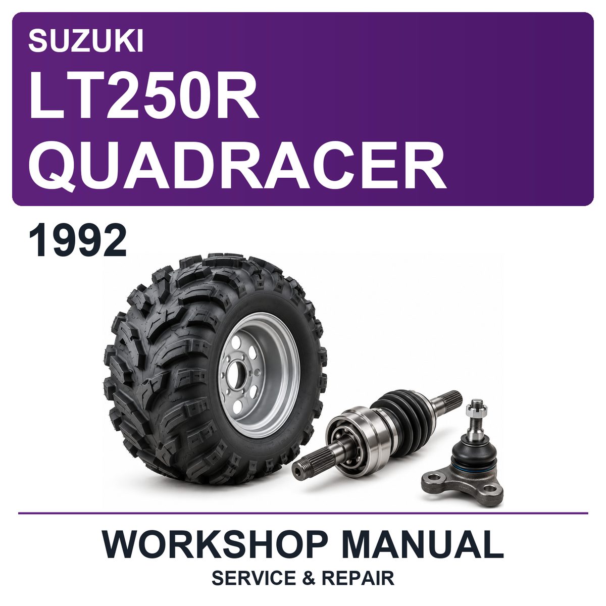 1992 Suzuki LT250R Quadracer Workshop Service & Repair Manual