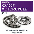 2011 Kawasaki KX450F Motorcycle Workshop Service & Repair Manual