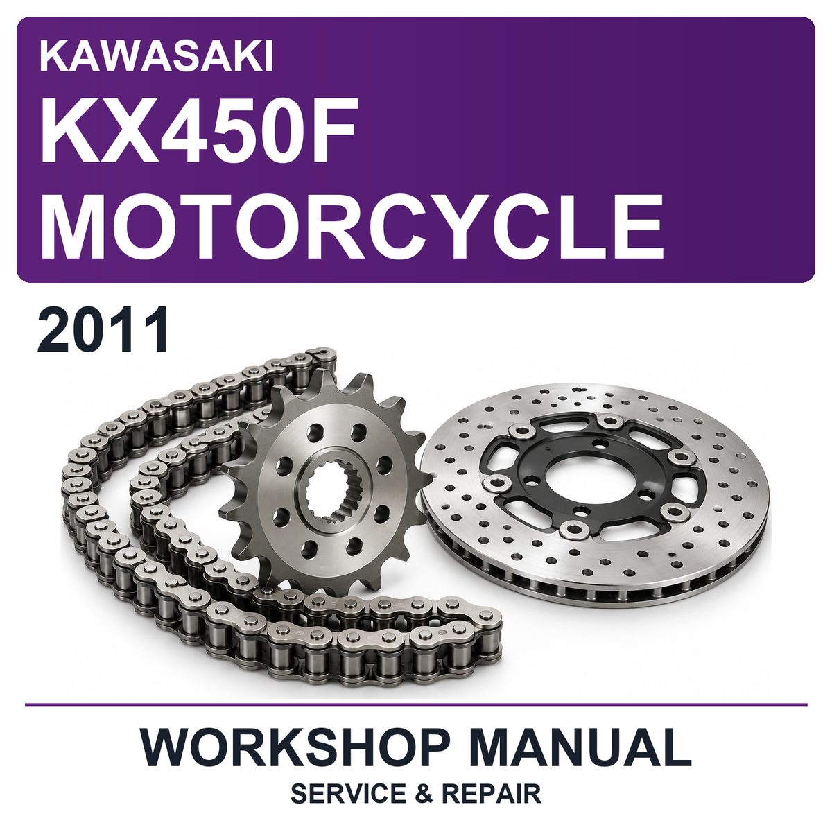 2011 Kawasaki KX450F Motorcycle Workshop Service & Repair Manual