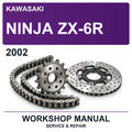 2002 Kawasaki Ninja ZX-6R Workshop Service & Repair Manual