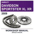 2009 Harley Davidson Sportster XL XR Workshop Service & Repair Manual