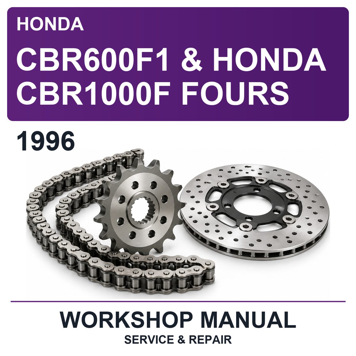 1996 Honda CBR600F1 & Honda CBR1000F Fours Workshop Service & Repair Manual