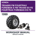 1999 Honda TRX450S FM Fourtrax Foreman S FM TRX450 ES FE Fourtrax Foreman ES FE Workshop Service & Repair Manual