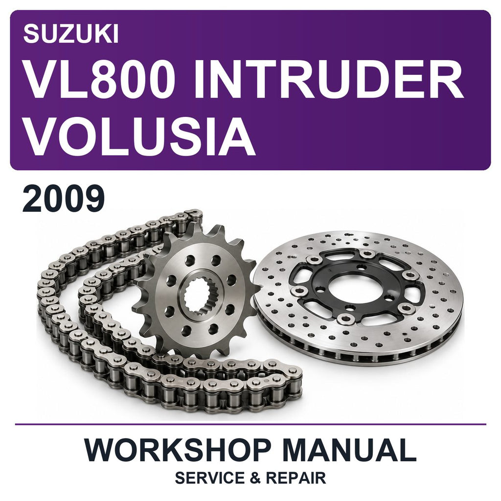2009 Suzuki VL800 Intruder Volusia Workshop Service & Repair Manual