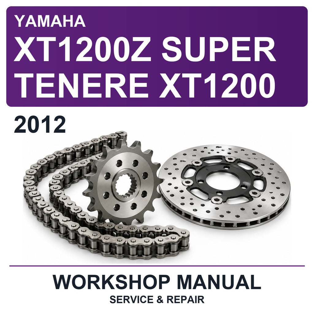 2012 Yamaha XT1200Z Super Tenere XT1200 Workshop Service & Repair Manual