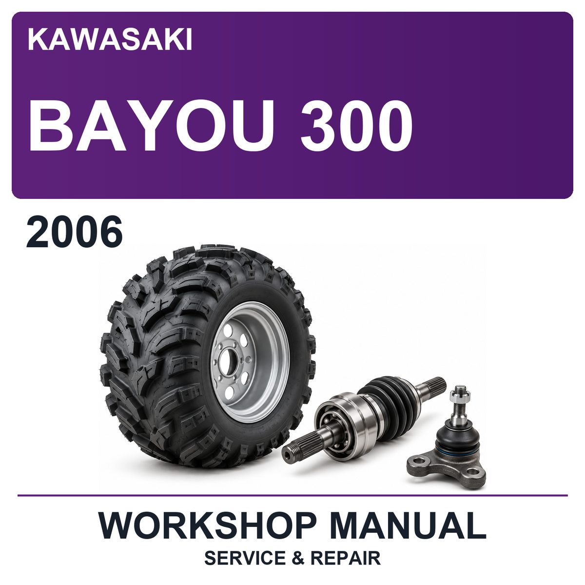 2006 Kawasaki Bayou 300 Workshop Service & Repair Manual
