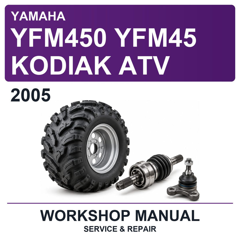 2005 Yamaha YFM450 YFM45 Kodiak ATV Workshop Service & Repair Manual
