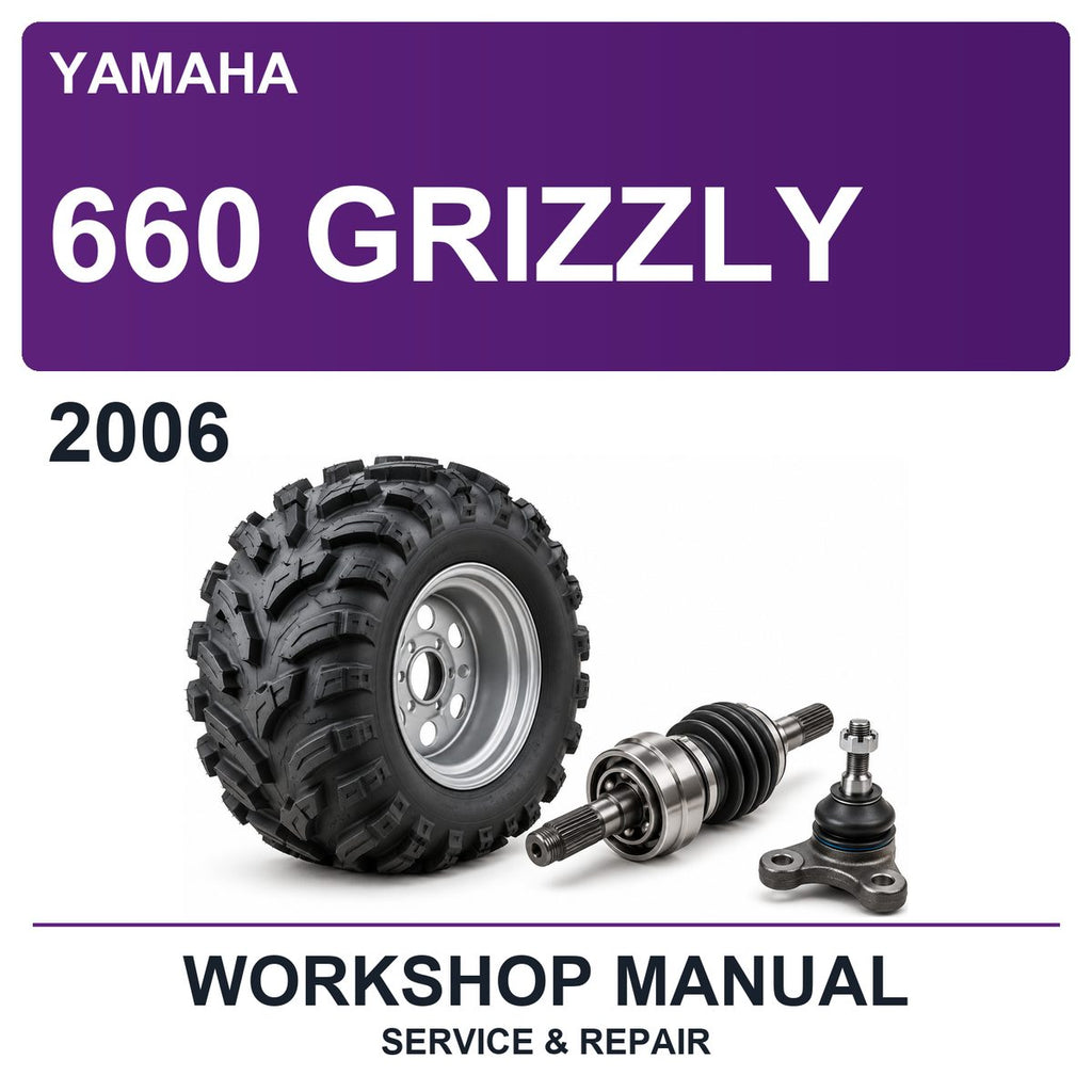 2006 Yamaha 660 Grizzly Workshop Service & Repair Manual