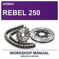 Honda Rebel 250 Workshop Service & Repair Manual