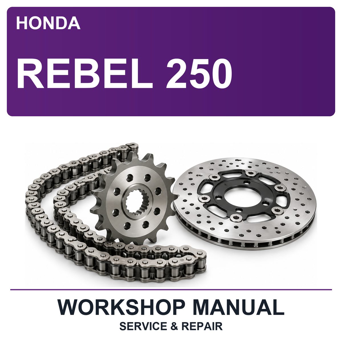 Honda Rebel 250 Workshop Service & Repair Manual