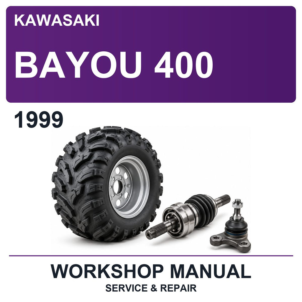 1999 Kawasaki Bayou 400 Workshop Service & Repair Manual