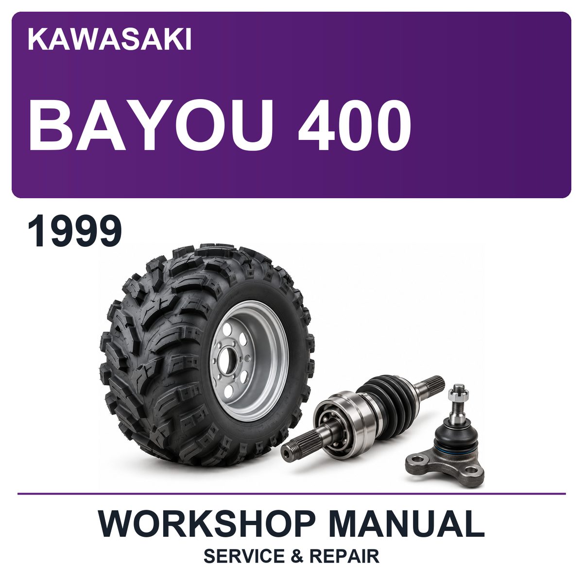 1999 Kawasaki Bayou 400 Workshop Service & Repair Manual