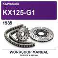 1989 Kawasaki KX125-G1 Workshop Service & Repair Manual
