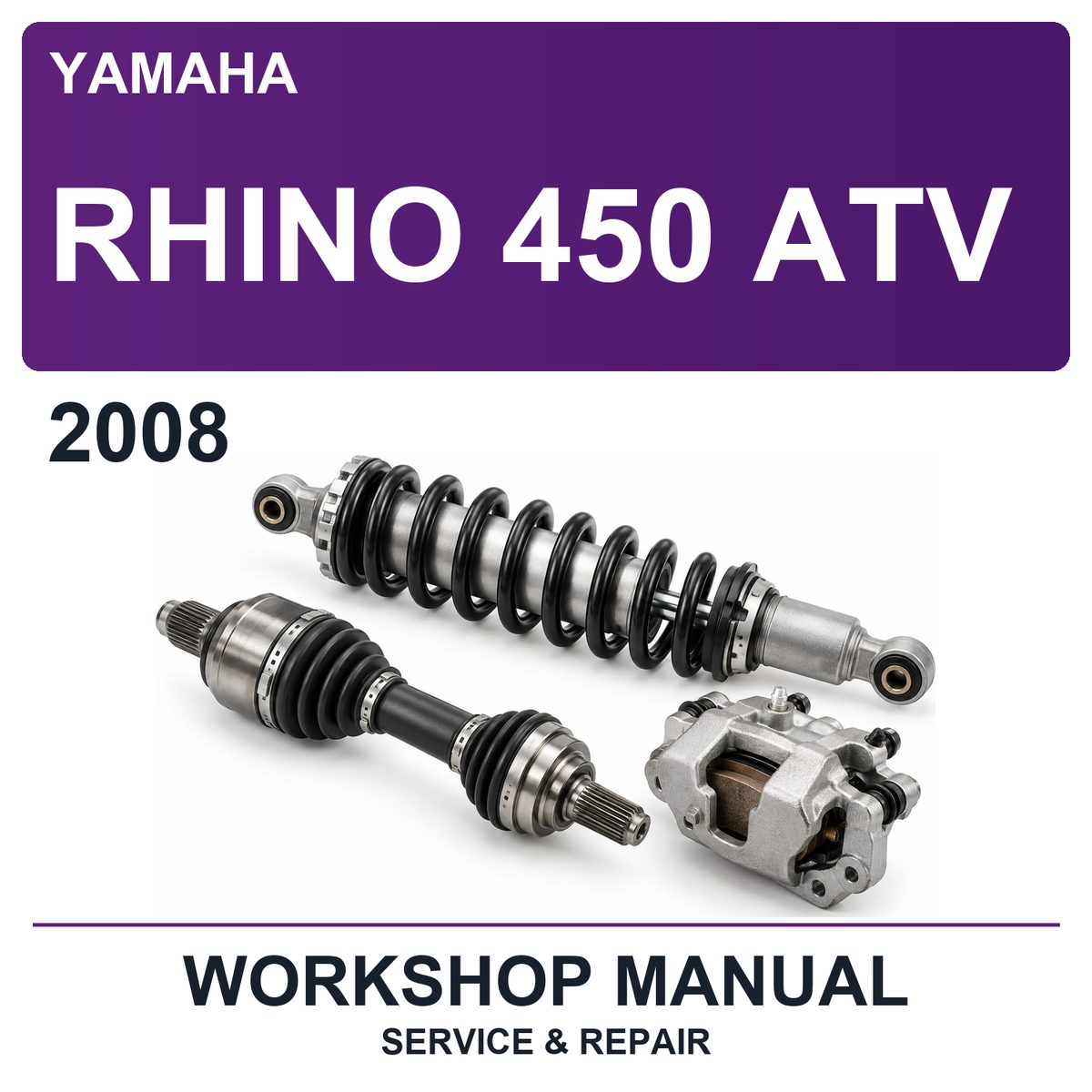 2008 Yamaha Rhino 450 ATV Workshop Service & Repair Manual