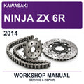2014 Kawasaki Ninja ZX 6R Workshop Service & Repair Manual