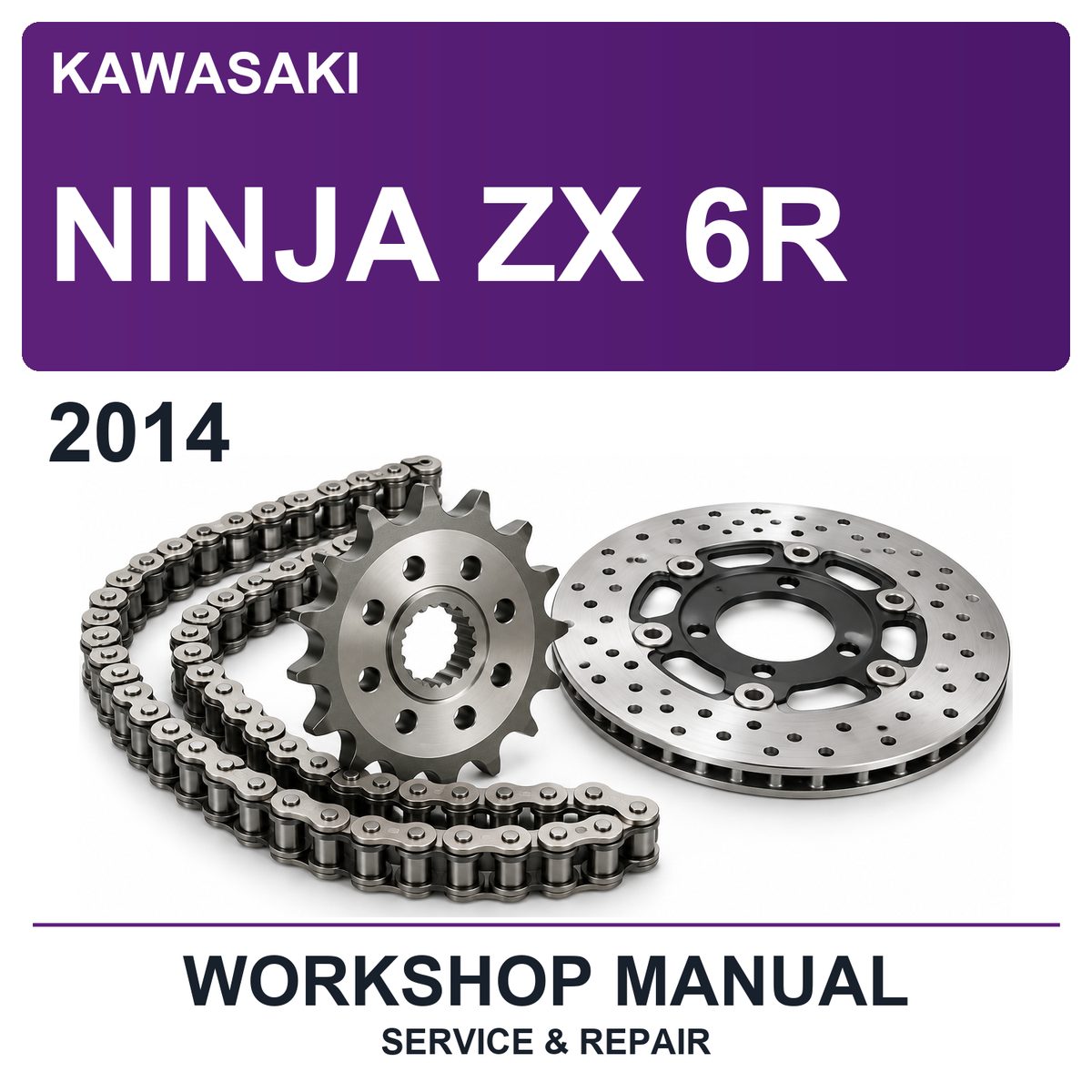2014 Kawasaki Ninja ZX 6R Workshop Service & Repair Manual