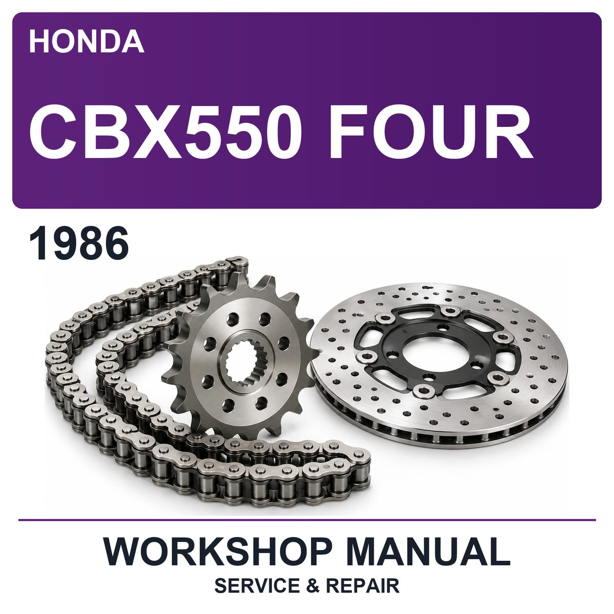 1986 Honda CBX550 Four Workshop Service & Repair Manual