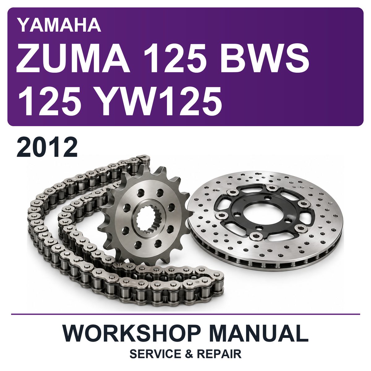 2012 Yamaha Zuma 125 BWS 125 YW125 Workshop Service & Repair Manual