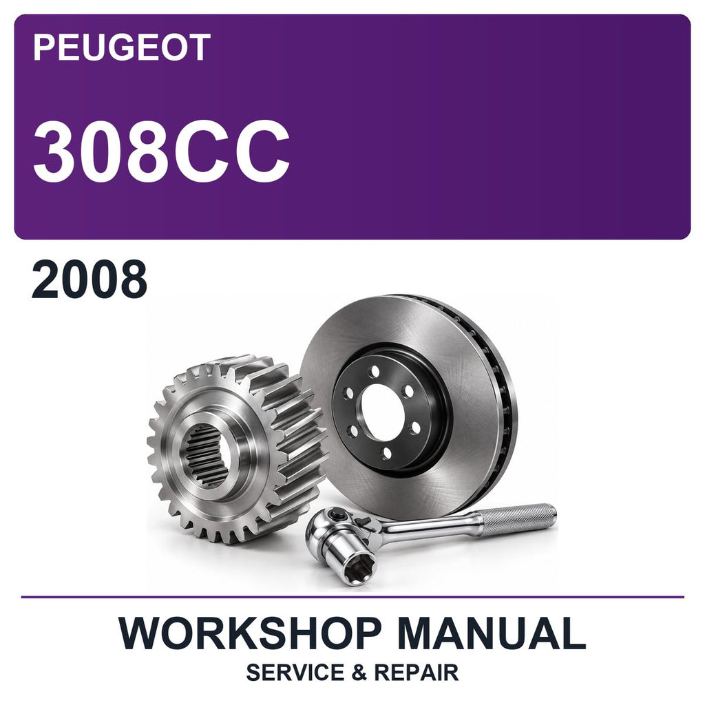 2008 Peugeot 308CC Workshop Service & Repair Manual