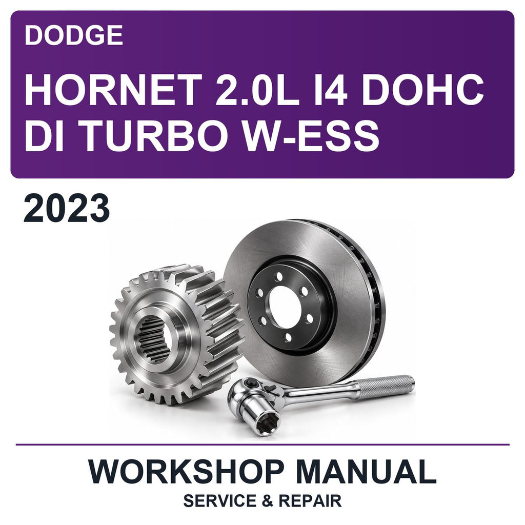 2023 Dodge Hornet 2.0L I4 Dohc Di Turbo W-ESS Workshop Service & Repair Manual