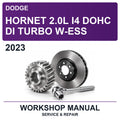 2023 Dodge Hornet 2.0L I4 Dohc Di Turbo W-ESS Workshop Service & Repair Manual
