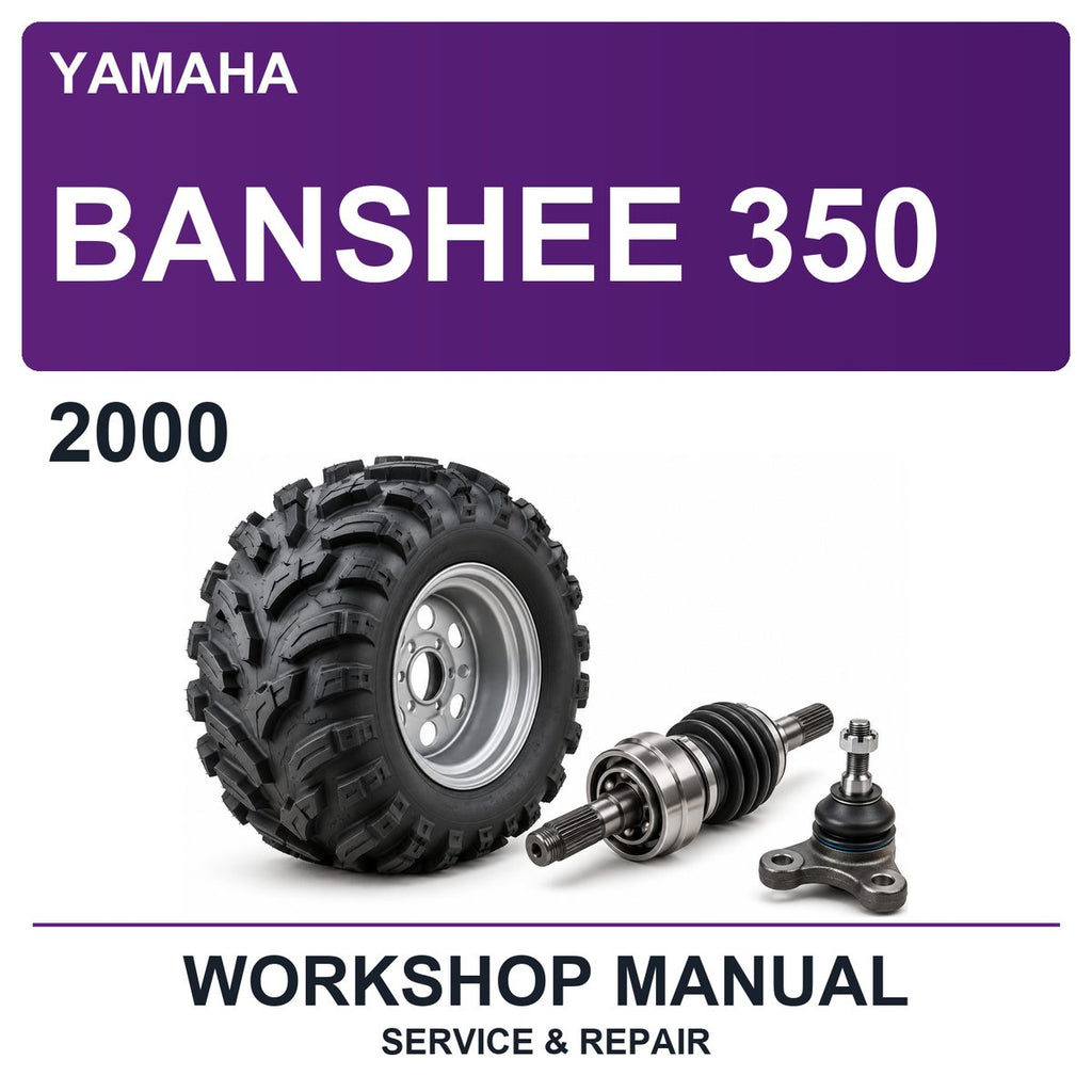 2000 Yamaha Banshee 350 Workshop Service & Repair Manual