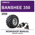 2000 Yamaha Banshee 350 Workshop Service & Repair Manual