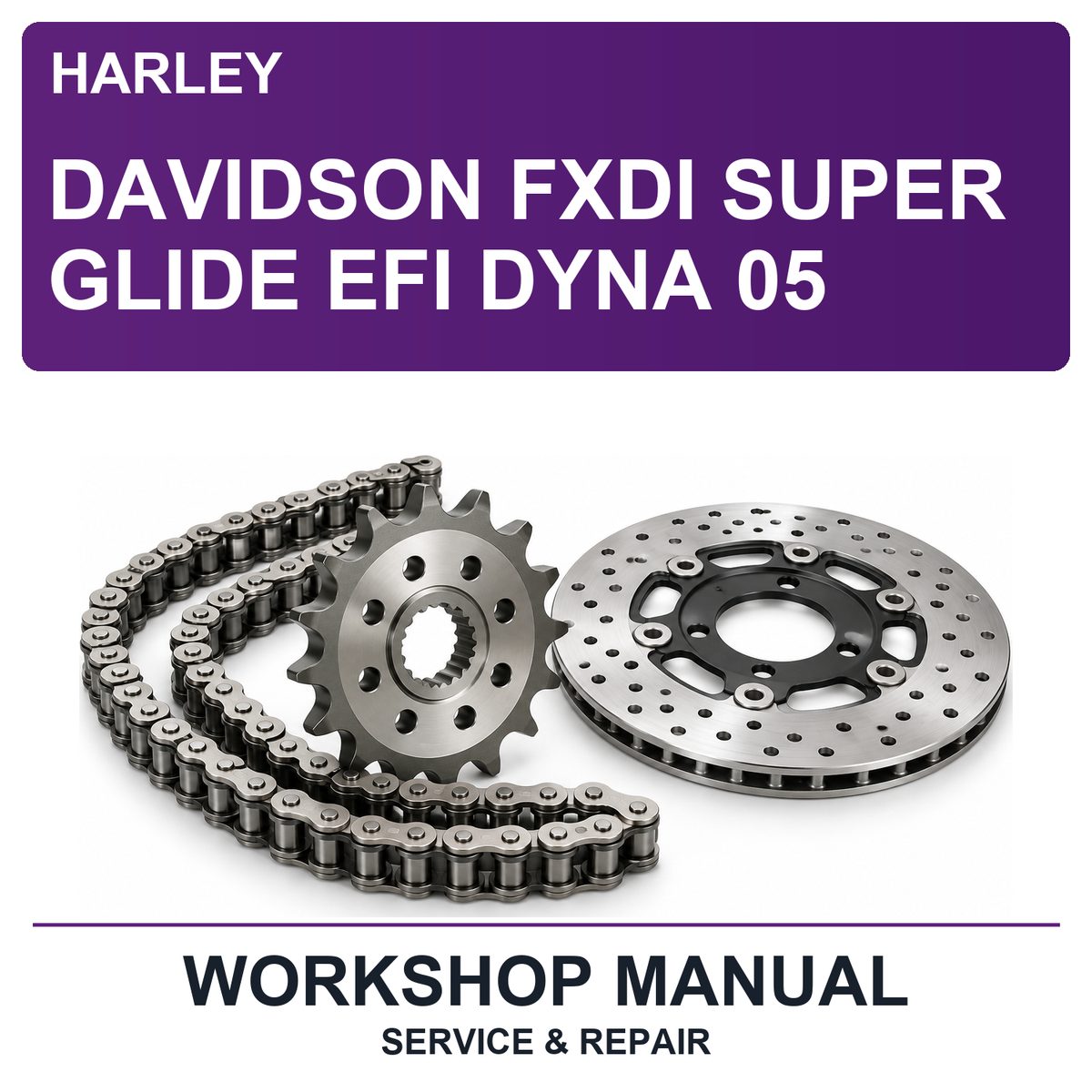 Harley Davidson Fxdi Super Glide EFI Dyna 05 Workshop Service & Repair Manual