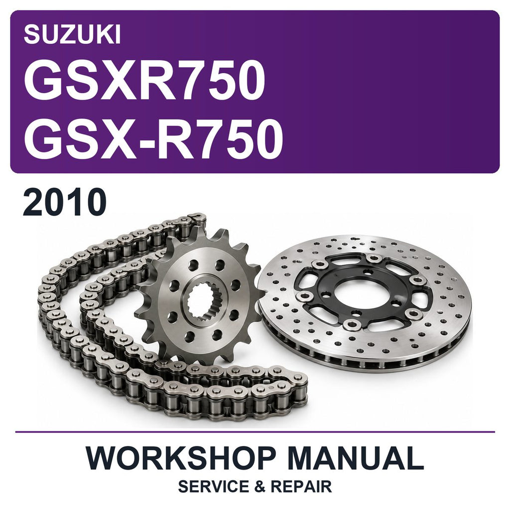 2010 Suzuki GSXR750 GSX-R750 Workshop Service & Repair Manual