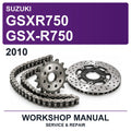2010 Suzuki GSXR750 GSX-R750 Workshop Service & Repair Manual