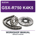 Suzuki Gsx-R750 K4K5 Workshop Service & Repair Manual