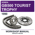 1990 Honda GB500 Tourist Trophy Workshop Service & Repair Manual