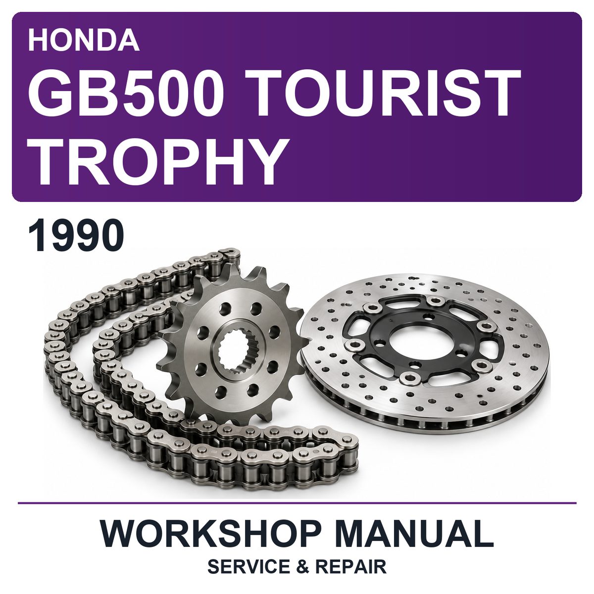 1990 Honda GB500 Tourist Trophy Workshop Service & Repair Manual