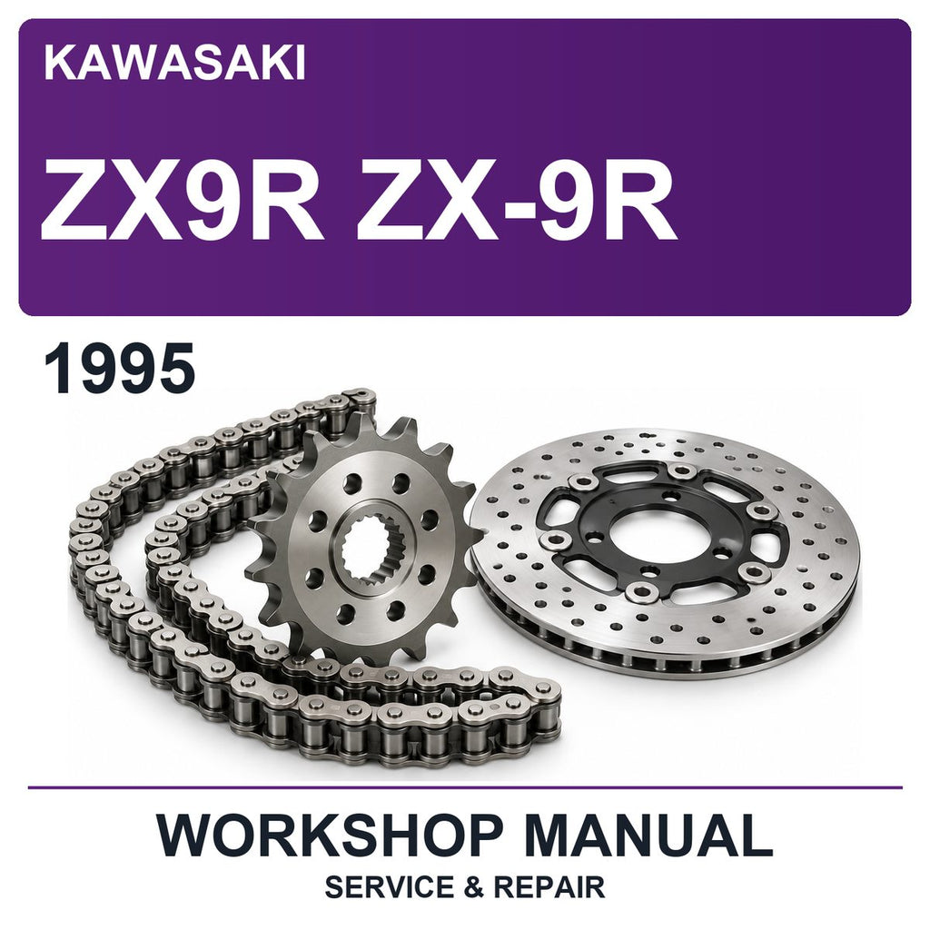 1995 Kawasaki ZX9R ZX-9R Workshop Service & Repair Manual