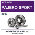 2003 Mitsubishi Pajero Sport Workshop Service & Repair Manual