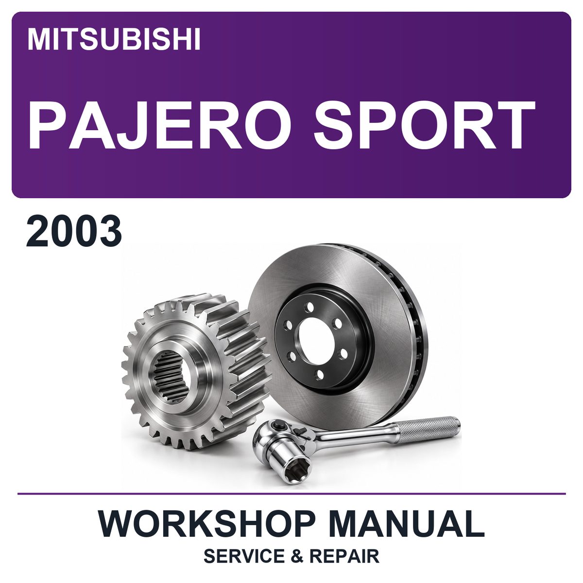 2003 Mitsubishi Pajero Sport Workshop Service & Repair Manual