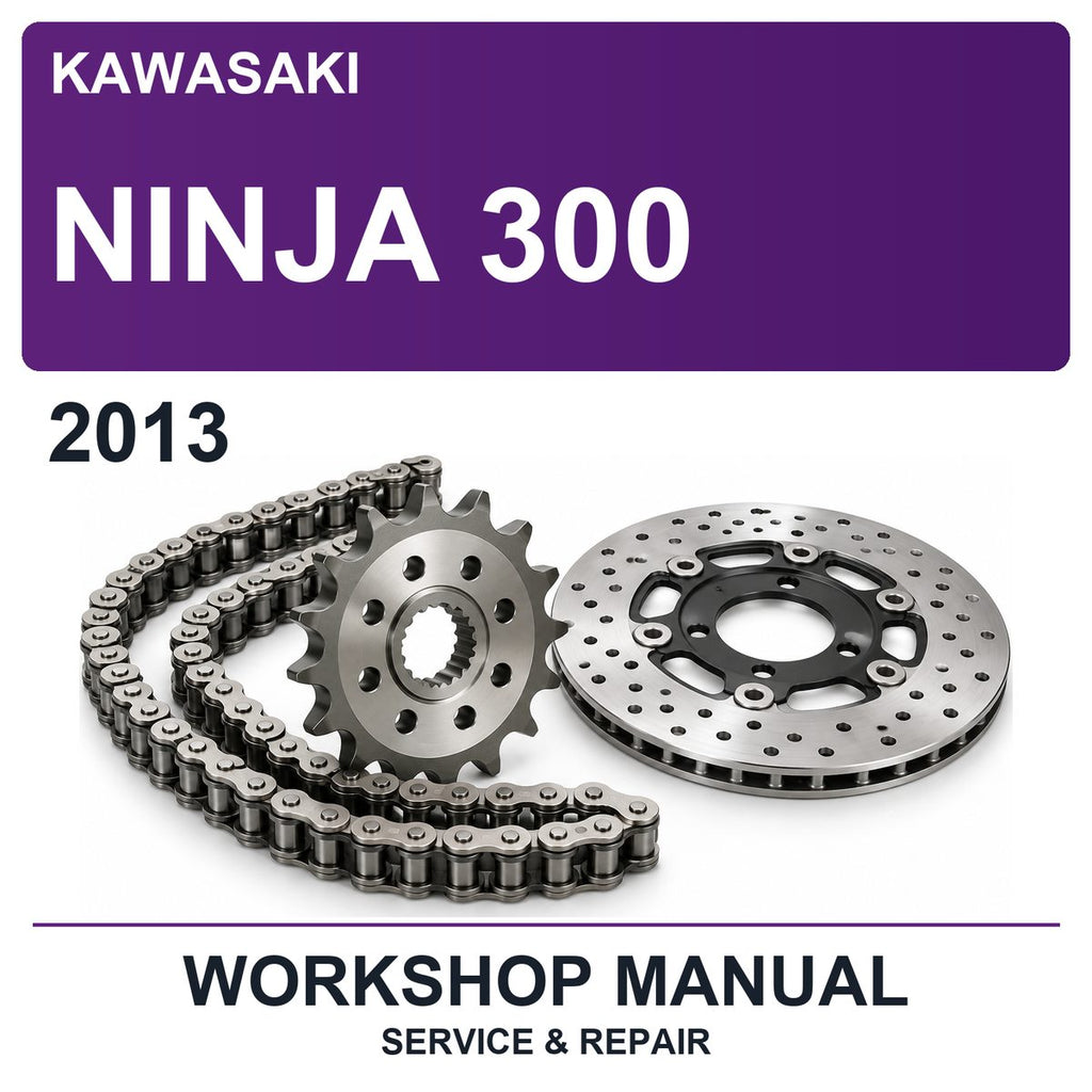 2013 Kawasaki Ninja 300 Workshop Service & Repair Manual