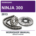 2013 Kawasaki Ninja 300 Workshop Service & Repair Manual