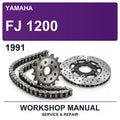 1991 Yamaha FJ 1200 Workshop Service & Repair Manual