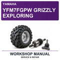 Yamaha YFM7FGPW Grizzly Exploring Workshop Service & Repair Manual