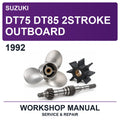 1992 Suzuki DT75 DT85 2STROKE Outboard Workshop Service & Repair Manual